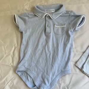 6-12 months Janie and jack collared onesie